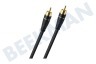 Oehlbach D1C33161 Excellence Subwoofer Cinch-Kabel, 3 Meter