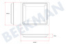 Juno pionier (n-jp) Ofen-Mikrowelle Backblech Emailliert 425x360mm