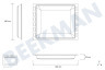 Ikea Ofen-Mikrowelle Backblech Emaillert, grau, 466x385x22mm