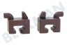 Siemens Ofen-Mikrowelle 637443, 00637443 Halter des Seitenfaches, vorne