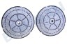 WPRO Abzugshaube 484000008824 Anti-Geruchskohlefilter Typ 57