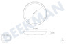 Whirlpool Ofen-Mikrowelle Platte Crisp-Platte 30,5cm (unten) / 32cm (oben)