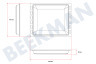 Ikea Ofen-Mikrowelle Backblech Emaille 445x375mm