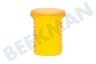 Smeg Ofen-Mikrowelle Abdeckung Lampenabdeckung, rund -orange-