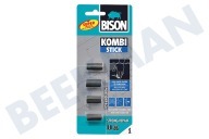 Bison 6306555  Füllstoff geeignet für u.a. Kombi-Stick, 4 Portionen 2-Komponenten-Knetpaste geeignet für u.a. Kombi-Stick, 4 Portionen