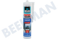 Bison 6302411 Toplader Super-Silikon-Sanitärartikel geeignet für u.a. Sanitär, wasserbeständig