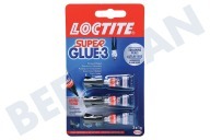 Loctite 2642425  SG-3 Mini Trio geeignet für u.a. Metall, Porzellan, Kunststoff, Holz, Gummi, Leder