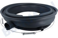 Bosch 772654, 00772654  Manschette geeignet für u.a. WAW326M9SN, WMH6Y842FG mit Ausguss und zwei Spannringen geeignet für u.a. WAW326M9SN, WMH6Y842FG