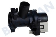 Bauknecht 481010585015 Trommelwaschmaschine Pumpe geeignet für u.a. WAE8749, AWOE8558 Ablaufpumpe, 2 Stutzen -Plaset- geeignet für u.a. WAE8749, AWOE8558