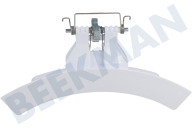 Zanussi 1552492108 Waschmaschine Türgriff geeignet für u.a. EWM1042NDU, ZWS514WU Weiß, komplett, mit Türhaken geeignet für u.a. EWM1042NDU, ZWS514WU