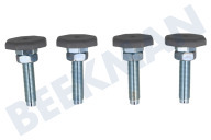 Gerätefuß geeignet für u.a. F1403TDS, WD14110FD Stellfuß, 4 Stück