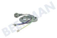 Beko 1892101600 Spülmaschine Netzkabel geeignet für u.a. DIN1520, D4764BI