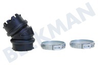 ASKO 484503 Spülmaschine Schlauch geeignet für u.a. D5906W, D5906S, DWC5907W Umwälzpumpe, mit Klemmen geeignet für u.a. D5906W, D5906S, DWC5907W
