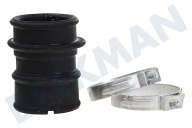 Amana 481253029437 Spülmaschine Schlauch geeignet für u.a. GSX7556, ADL3351 Element-Pumpengehäuse mit Klemme geeignet für u.a. GSX7556, ADL3351