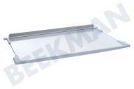 Whirlpool 285827, C00285827 143485, C00143485 Kühlschrank Glasplatte geeignet für u.a. 489x299x25 mm mit einem weißen Rand geeignet für u.a. 489x299x25 mm