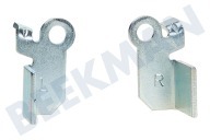 Novamatic 636308, 00636308 Kühlschrank Scharnierteil geeignet für u.a. KD52VX00, KG57NX00 Tür, Set links und rechts, Metall geeignet für u.a. KD52VX00, KG57NX00
