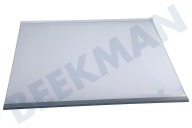 Bauknecht 481010667592 Kühlschrank Glasplatte geeignet für u.a. KGLF18A3IN, BLFV8121OX komplett, über der Gemüseschublade geeignet für u.a. KGLF18A3IN, BLFV8121OX