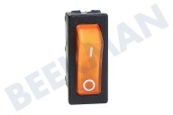 Unknown 292627520 Kühler Schalter beleuchtet, orange geeignet für u.a. RM4211, RM4401