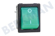 Electrolux loisirs 292627410  Schalter beleuchtet, grün geeignet für u.a. RGE200, RA4422