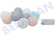 Universell 013111  Lichterkette "Cotton Ball" 10 LED geeignet für u.a. Innenbereich, IP20, 1,52 Meter