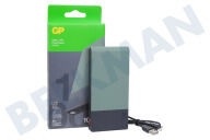 GP GPPBM10CGRMSR256  M2+ 10C Powerbank GP 10.000 mAh, grün geeignet für u.a. 10.000 mAh 1x USB-A 2x USB-C-Anschlüsse