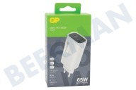 GP 150GPACEGM3A000  GM3A Drei-Port GaN, 65 W Ladegerät geeignet für u.a. Stromversorgung und Schnellladung 4+
