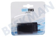 Epson 50042816  USB Auflader 230 Volt, 2.1A/SV 1 Port Schwarz geeignet für u.a. universell einsetzbar