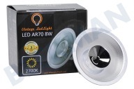 Vintage LedLight 0068  LED AR70 B15D Dimmbar 8 Watt, 2700K 35 Grad geeignet für u.a. Dimmbar, 8 Watt, 2700K, 35 Grad
