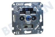 Calex 176372 Calex RC  Dimmer zum Wandeinbau 230V 3-70 Watt geeignet für u.a. Dimmbare LED, Halogen und Glühlampen
