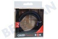 Calex  940212 Calex Textilkabel schwarz, 1,5 Meter geeignet für u.a. Max. 250V-60W