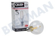 Calex  1101004500 LED-Vollglas FilamentKugellampe klar 3,5 Watt, E14 geeignet für u.a. E14 P45 Klar Dimmbar