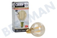 Calex  1101004400 LED Vollglas Fadenlampe 3,5 Watt, E14 Gold P45 geeignet für u.a. E14 3.5W 250Lm 240V 2100K Dimmbar