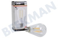 Calex  1101001600 LED Vollglas Filament Rustikallampe 3,5 Watt, E27 geeignet für u.a. E27 ST64 Dimmbar