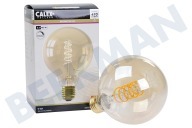 Calex 1001002100 Flex Filament G95 Globe Gold Dimmbare  LED-Lampe E27 5,5 Watt geeignet für u.a. E27 5,5 Watt, 470 Lumen 2100K