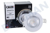 Calex  429274 Smart Wifi CCT Downlight, Weiß geeignet für u.a. IP21, 2700-6500K