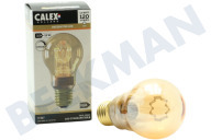 Calex 1201000500  LED Glasfaser Standard A60 Gold SMD E27 3,5 Watt, dimmbar geeignet für u.a. E27 3,5 Watt, 120lm 1800K Dimmbar