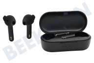 Universell DEFD4271  True Basic Earbuds, Schwarz geeignet für u.a. Kabellos, Bluetooth 5.2, USB-C