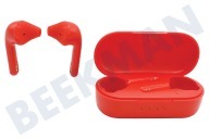 Universell DEFD4273  True Basic Earbuds, rot geeignet für u.a. Kabellos, Bluetooth 5.2, USB-C