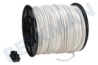 Universell 0126900  Kabel geeignet für u.a. Weiß Kabelrolle VMVS 2 x 0,75 mm2 (rund) geeignet für u.a. Weiß Kabelrolle