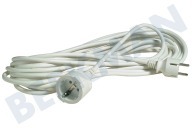 Universell 10003251  Kabel geeignet für u.a. Verlängerungskabel geerdet 3x1.5mm2 2.5A weiß geerdet 10m geeignet für u.a. Verlängerungskabel geerdet
