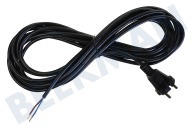 Universell 701626Verpakt Kabel geeignet für u.a. Staubsaugerkabel Staubsauger Kabel H05VVF 2x0.75mm2 schwarz 6M flexibel geeignet für u.a. Staubsaugerkabel