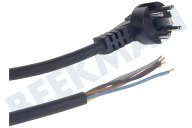 Elektra 801251V Kabel geeignet für u.a. 5-adriges  Kabel mit angeformtem Stecker Perilex 5x1,5mm2 schwarz 2m geeignet für u.a. 5-adriges Kabel mit angeformtem Stecker