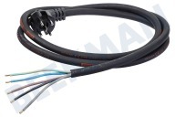 Universell 801253 Kabel geeignet für u.a. 5-adriges  Kabel mit gegossenen Stecker Perilex 5x2,5mm2 Schwarz 2 Meter geeignet für u.a. 5-adriges Kabel mit gegossenen Stecker