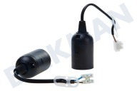 Q-Link 5421170  Lampenfassung geeignet für u.a. Umzugsfassung mit Kabel und Anschlussblock E27 60W glatt schwarz geeignet für u.a. Umzugsfassung mit Kabel und Anschlussblock