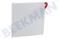 ETM 0147688  Federdeckel geeignet für u.a. 10x11 cm Abdeckung, viereckig - Weiß- geeignet für u.a. 10x11 cm