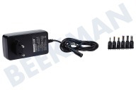 HQ Power PSS6EMV26  Netz-Adapter geeignet für u.a. inkl. 6 Stecker Universal 2500 maH 5-12 V stabilisiert geeignet für u.a. inkl. 6 Stecker