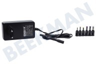 HQ Power PSS6EMV29  Netz-Adapter geeignet für u.a. inkl. 6 Stecker Universal 3500 maH 5-12 V stabilisiert geeignet für u.a. inkl. 6 Stecker