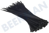 Universell 006664 Kabelbinder geeignet für u.a.  Kabelbinder 300x3.6 mm schwarz geeignet für u.a. Kabelbinder