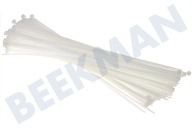 Universell 006667 Kabelbinder geeignet für u.a.  Kabelbinder für Trockner 370x5,0 mm weiß geeignet für u.a. Kabelbinder für Trockner