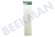 Universell 006677  Kabelbinder geeignet für u.a. Tie Wrap 7.8x450mm weiß geeignet für u.a. Tie Wrap